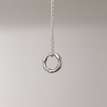 Ocean Silver Ripple Necklace