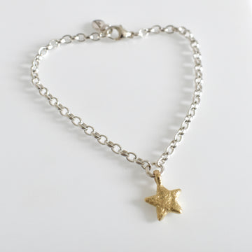 Granite Gold Star bracelet