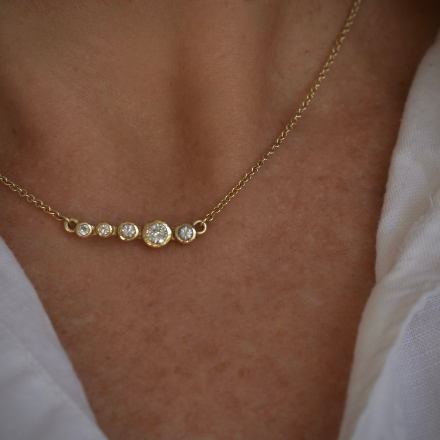 Archipelago Gold West to East Necklace