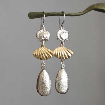 Fathom Gold & Silver Earrings