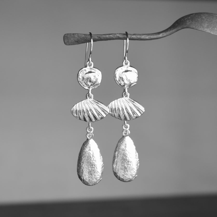 Fathom Gold & Silver Earrings