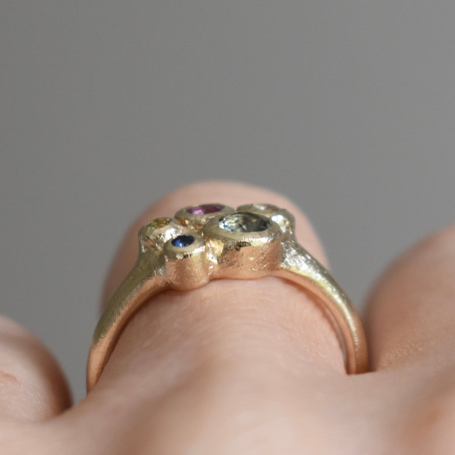 Archipelago Gold Cluster Ring